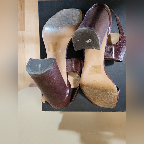 Banana Republic Blyss Block Heels - Brown - Size 8 - Picture 5 of 7